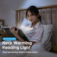 Einstellbare tragbare Hals-Hängelampe Dreifarbige LED-Heizung Augenschutz zum Lesen des neuen Modells Arbeits licht