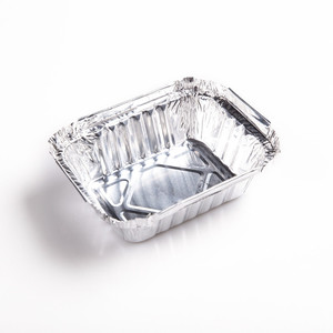 CA48 Heavy Duty Emballage Alimentaire Utilisation Étain Ruban Rectangulaire 250ml <span class=keywords><strong>Micro</strong></span>-ondes Four Pain Lasagne Feuille D'<span class=keywords><strong>aluminium</strong></span> Plateau De Gâteau Au Fromage - Product Image 2