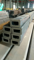 Tube rectangulaire CE EN C10, surface plate et soignée, largement utilisé dans les rayonnages d'entrepôt, les garde-corps de sécurité