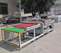 Machine de nettoyage et de séchage automatique horizontale pour verre, vente chaude en usine, construction en acier durable et sécuritaire, garantie 1 an