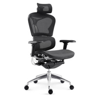 Chaise de bureau en maille à dossier haut ergonomique de haute qualité