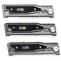Couteau Pliant Tactique Mécanique Physique Ouvert E-commerce Hotsale Haute Qualité Gravité EDC D2steel Manche En Aluminium Couteau De Poche