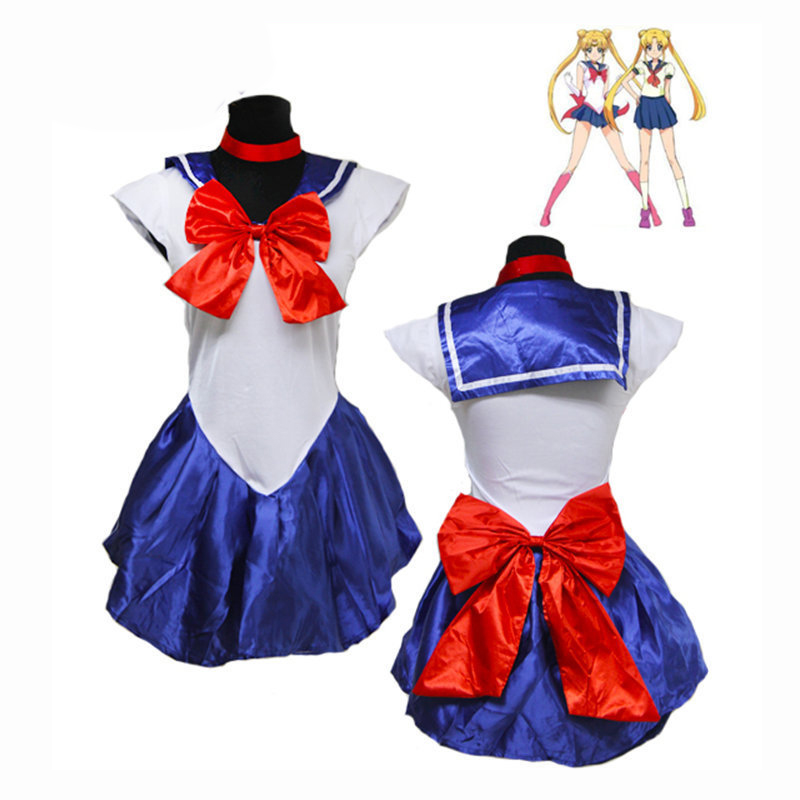 Uniforme cosplay di Sailor Moon blu scuro