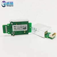 MH-Z19B Modul Sensor Deteksi CO2 Inframerah Output Digital 4.5-5.5V 0-0.5% Vol Sensor Posisi Pengukuran