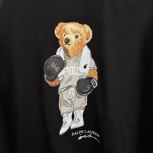 T-shirt à manches courtes ample et décontracté, imprimé 3D motif <span class=keywords><strong>petit</strong></span> ours classique, de haute qualité, en stock, assorti à tout - Product Image 3