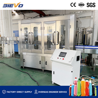 Machine de remplissage de boissons gazeuses 12000 BPH, ligne clé en main automatique pour eau gazeuse CSD, usine industrielle CSD en SUS304