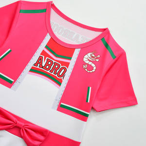 Robes de pom-pom girl Zombies pour enfants de 2 à 8 ans, tenues de fête de Noël pour filles, déguisements pour tout-petits Cosplay Halloween Costumes - Product Image 4