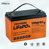 Batterie de véhicule de mobilité 12V150AH 1.8KWh LiFePO4 à cellules prismatiques avec protection contre les surcharges, alimentation fiable pour la mobilité médicale, certifiée UL CE