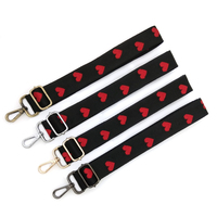Meetee B-J2317 3.8Cm Europees Hart Print Diy Verstelbare Schouderband Voor Crossbody Tas Vervangende Riem