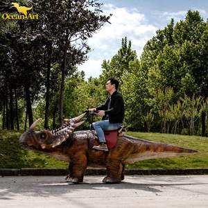 Manège mécanique de dinosaure pour enfants dans les parcs d'attractions - Construction en alliage métallique, parcs d'aventure, centres commerciaux, intérieur/extérieur - Product Image 3