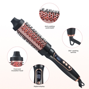 <span class=keywords><strong>Brosse</strong></span> <span class=keywords><strong>ronde</strong></span> <span class=keywords><strong>chauffante</strong></span> à température réglable : <span class=keywords><strong>Brosse</strong></span> thermique à chauffage rapide en 30 secondes, <span class=keywords><strong>brosse</strong></span> en céramique pour un coiffage sûr et stable - Product Image 6