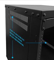 GEHUA Boîtier de protection rigide AxcessAbles 12U pour transport de matériel réseau