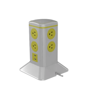 Multiprise verticale Vastfafa Tower <span class=keywords><strong>à</strong></span> 8 prises avec protection contre les surtensions, 6 ports USB, 15A, <span class=keywords><strong>norme</strong></span> européenne - Product Image 3