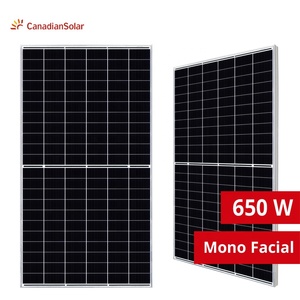 Panel Solar Monocristalino <span class=keywords><strong>CSI</strong></span> Solar Half Cut de 132 Celdas, 635W 640W 645W 650W, Paneles Solares de Doble Vidrio para Uso Doméstico - Product Image 1