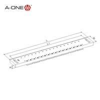 Poutre de serrage A-ONE Agie Charmilles CUT 300/CUT 30P pour usage EDM à fil, matériau SUS440, HRC 50-55, 3A-200107