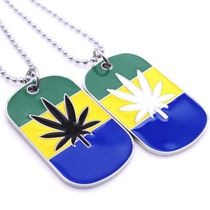 ป้าย Id สำหรับสุนัข,ป้ายบอกเวลาไว้สำหรับแกะสลักว่างเปล่าทำจากโลหะสแตนเลสพร้อมโซ่ลูกบอลสลักชื่อแฟชั่นแบบกำหนดเอง - Product Image 3