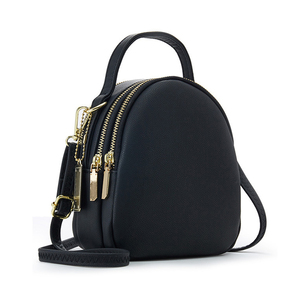 Chất lượng cao PU da Lady Ba lô công suất lớn đơn giản giải trí Thiết kế xách tay miễn phí OEM tùy chỉnh màu sắc rắn cho mùa hè sử dụng - Product Image 6