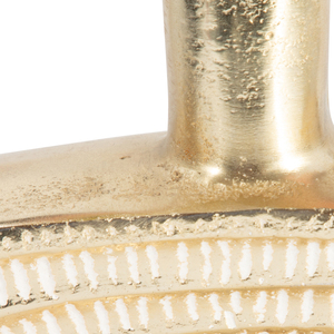 Vaso in Metallo Traforato Stile Tribale, Decorazione Ovale per Soggiorno, Camera da Letto, Sala da Pranzo, Arredamento Scultoreo per la Casa - Product Image 5