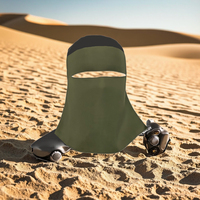 Voiles de prière Niqab multicolores élégants couvrant tout le visage, masques modestes, hijabs en polyester à séchage rapide, vêtements islamiques pour femmes