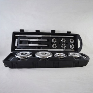 Ajustable de <span class=keywords><strong>fitness</strong></span> de hierro fundido pesas y mancuernas con llevar cromo caso conjunto mancuerna - Product Image 1