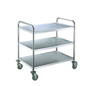 <span class=keywords><strong>Chariot</strong></span> <span class=keywords><strong>de</strong></span> service <span class=keywords><strong>de</strong></span> <span class=keywords><strong>petit</strong></span>-déjeuner amovible pour buffet, <span class=keywords><strong>chariot</strong></span> <span class=keywords><strong>de</strong></span> cuisine à 3 niveaux pour hôtel, <span class=keywords><strong>chariot</strong></span> <span class=keywords><strong>de</strong></span> service alimentaire pour salle à manger - Product Image 3