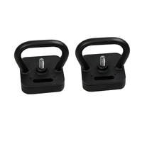 Haltères réglables 40 kg, haltère carré unique 9-en-1, poids libres pour options multi-poids, ajustement rapide