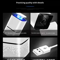 Anti-moustiques de dortoir à LED en PP, alimenté par USB, technologie à ondes lumineuses électriques, pour chambre à coucher domestique, non toxique, anti-chute
