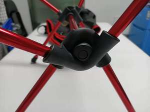 كرسي شاطئ محمول خفيف الوزن للرحلات الخارجية والسياحة والتنزه، كرسي قمر للتخييم قابل للطي مصنوع من الألومنيوم - Product Image 4