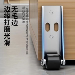 Two Section Silent Slide Rails <b>Metal</b> Zinc Plating Vertical Installation Smooth Quiet Door Window <b>Rollers</b> - Product Image 2