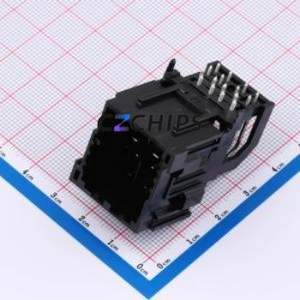 2005020121 Wire-to-Board Pin Header Bent Lead Through Hole Connector Right Angle Insert 4 Copper Alloy Tin - Product Image 1