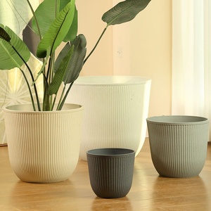 Pot de fleurs en <span class=keywords><strong>plastique</strong></span> pour la maison, simple, haut de gamme, grand diamètre, vente directe d'usine, extra large, épaissi, pour balcon, <span class=keywords><strong>salon</strong></span>, vert - Product Image 4