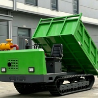 Mini-dumper sur chenilles 1T 2T 3T pour la construction et l'agriculture