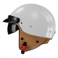 Casques de moto unisexes Casques d'équitation rétro pour adultes