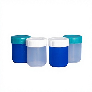 Empty Polypropylene Round <b>Cream</b> Jar with Screw Top Lid for <b>Lip</b> Balm Body Butter Face <b>Cream</b> & Beauty Products - Product Image 1