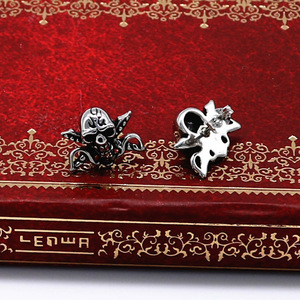 Yunnique – boucles d'oreilles en forme de tête de diable, en acier titane, style Punk Rock, bijoux à la mode pour hommes, GZYE-0110 - Product Image 5