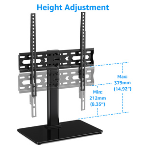 Support de télévision universel de 26 à 55 pouces, support de table pour téléviseur, support mural pouvant supporter jusqu'à 45 kg/99 lb - Product Image 3
