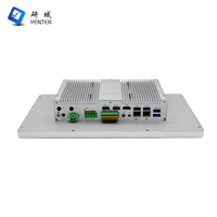 Panel de pantalla táctil de 13,3 pulgadas 1920*1080 Pc Intel J6412 2 DDR4 MSATA 2 LAN 6 RS232 COM Panel Industrial sin ventilador Pc