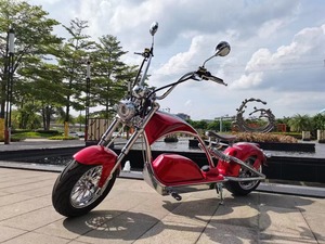 Scooter Elettrico Chopper a <span class=keywords><strong>2</strong></span> Ruote per Adulti 2026, Nuovo Modello con Potente Motore, Sensore Elettronico e Finiture Cromate - Product Image 4