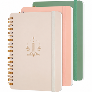 Elastic Band Spiral Notebook A5 Custom Logo 70 Sheets Lined <strong>Writing</strong> <strong>Journal</strong> for Business Office Student School Gift Supplies - Product Image 1