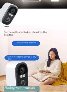 3MP HD Tuya Cámara de baja potencia 4000AH Batería Audio bidireccional Visión nocturna PIR Detección de movimiento Mini Wifi inalámbrico Batería Cámara - Product Image 4