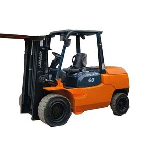 For 5T Used Forklift Rough Terrain Diesel Engine Two Stage Mast 3m Fork Height Construction Machinery Cheap Price - Product Image 1