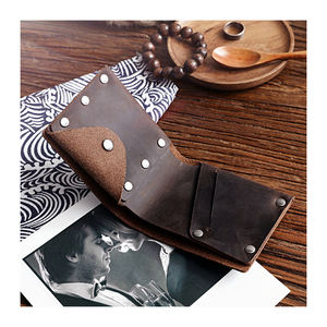 Bulk Moneyclip Men Wallet Money Clip Holder for Men - With Money Clip Slim Genuine Leather Card Holder - Product Image 1