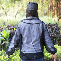 Fly Mosquito Bug Insect Net Hat Buena calidad Malla Top Hat Net Camping Pesca Senderismo Actividades al aire libre Bolsa Embalado 1L Capacidad