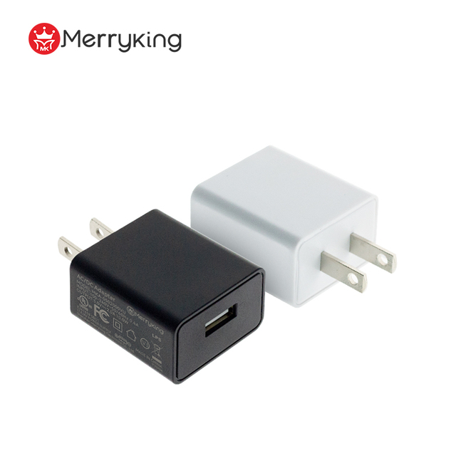 UL FCC Certified USB Charger Single 5V 1000mA 1A 5W 10W 15W USB-A Port Fast Charger for LED