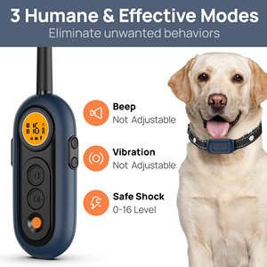 Nuevo <span class=keywords><strong>Collar</strong></span> de Adiestramiento para Perros con Alcance de 2000 pies, <span class=keywords><strong>Collar</strong></span> Eléctrico con Sonido, Recargable, Impermeable IPX7, de Nailon, con Modos de Adiestramiento Seguros y Ajustables - Product Image 3