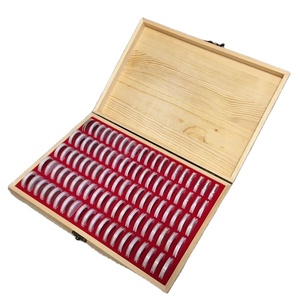 Custom Commemorative Coin <strong>Collection</strong> Gift Packaging Storage Wooden <strong>Box</strong> - Product Image 1