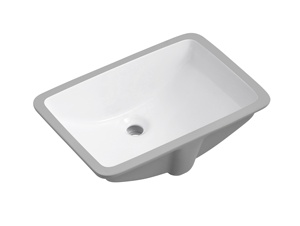 <span class=keywords><strong>Lavabo</strong></span> de baño bajo encimera de mármol de cerámica blanca moderna con certificado CUPC de 18 ''X 12'' para uso en Hotel, Hospital o apartamento - Product Image 4