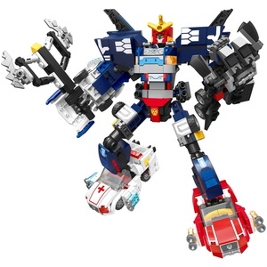 ZEKO KB2001 5 en 1 PentaStorm <span class=keywords><strong>Robot</strong></span> gigante juguetes modelo 5 uds Robots transformadores para niños bloques de construcción juego de juguetes de ladrillos - Product Image 1