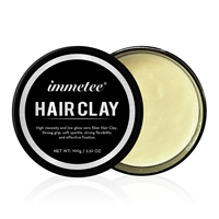 Cire coiffante mate pour hommes, fixation forte, sans fibres, texture crème, pour salon professionnel, marque privée OEM ODM