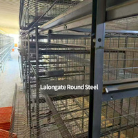 Cage d'élevage de poulets multicouche complète avec accessoires pour l'élevage intensif de volailles en batterie